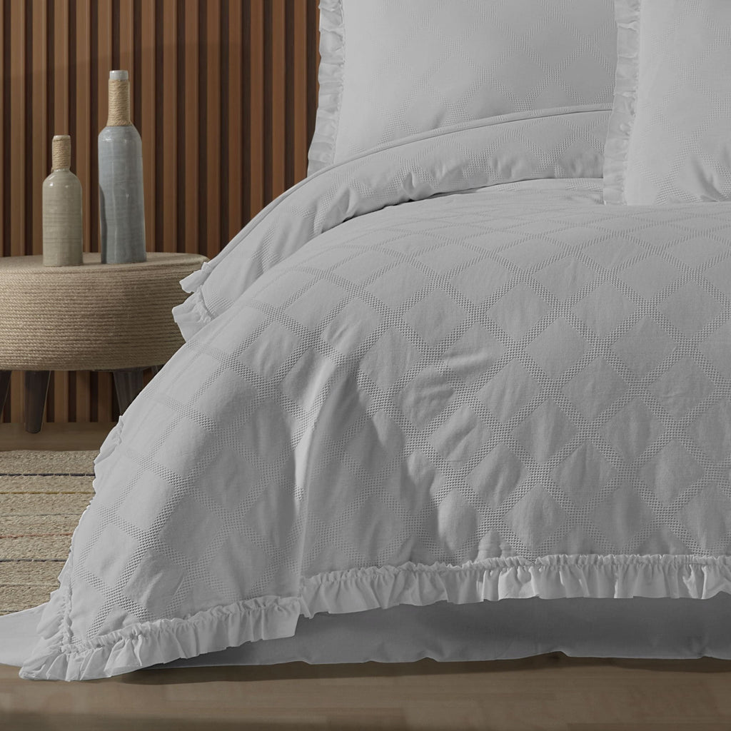 Carla Çift Kişilik Pike Takımı - Gri