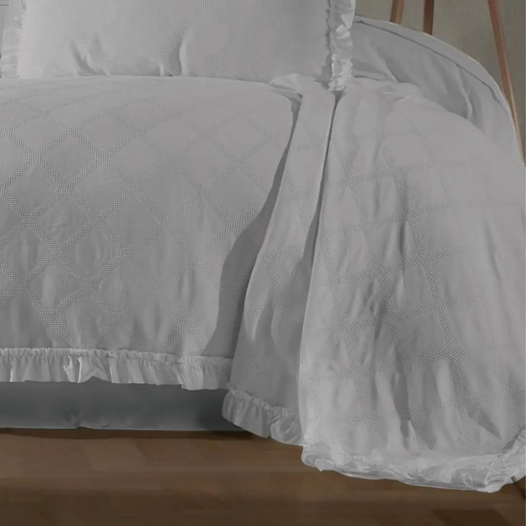 Carla Çift Kişilik Pike Takımı - Gri