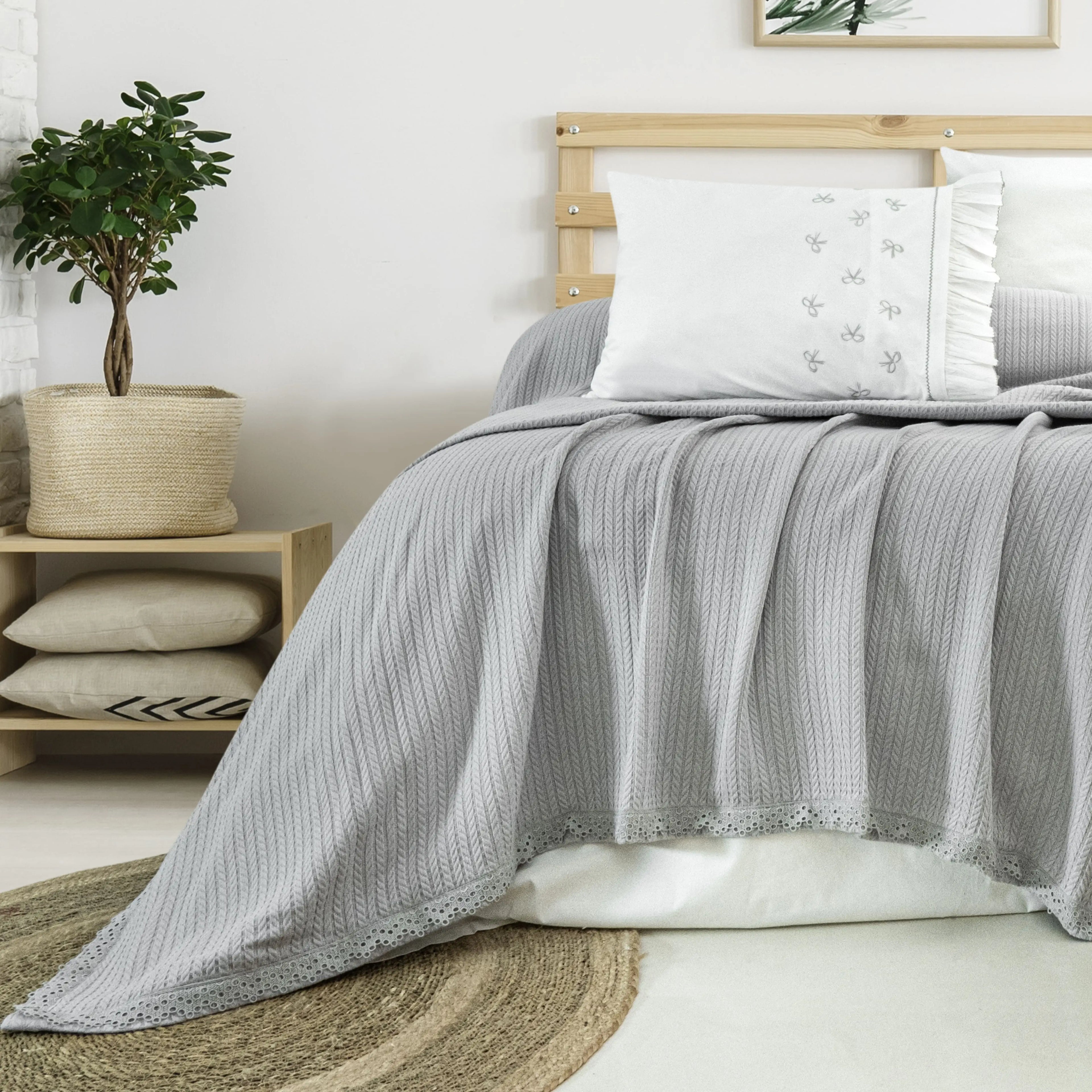 Nancy 4 Parça Pike Takımı / Gri