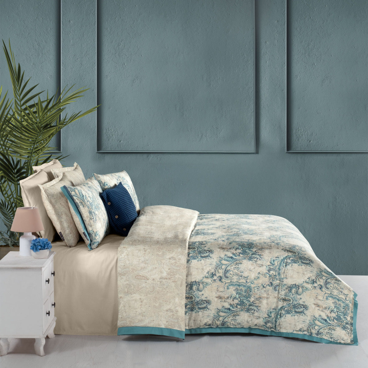 Grand Pamuk Saten Nevresim Takımı Çift Kişilik