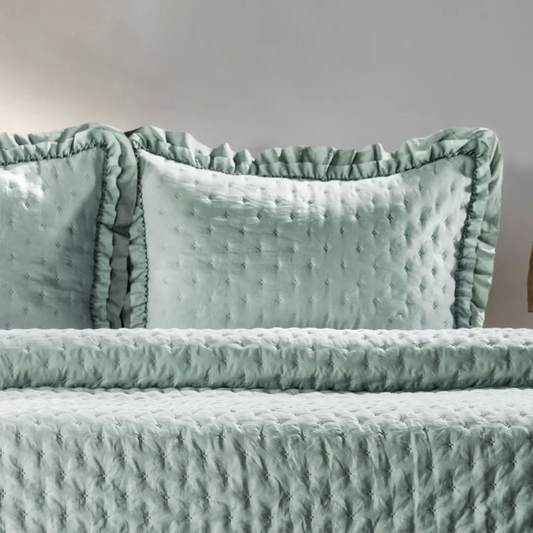 Lima Tek Kişilik Yatak Örtüsü - Yeşil