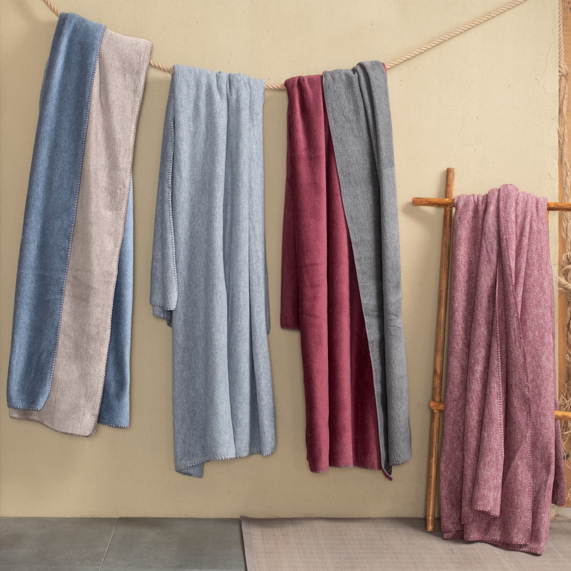 Maren Battaniye Çift Kişilik Mocha