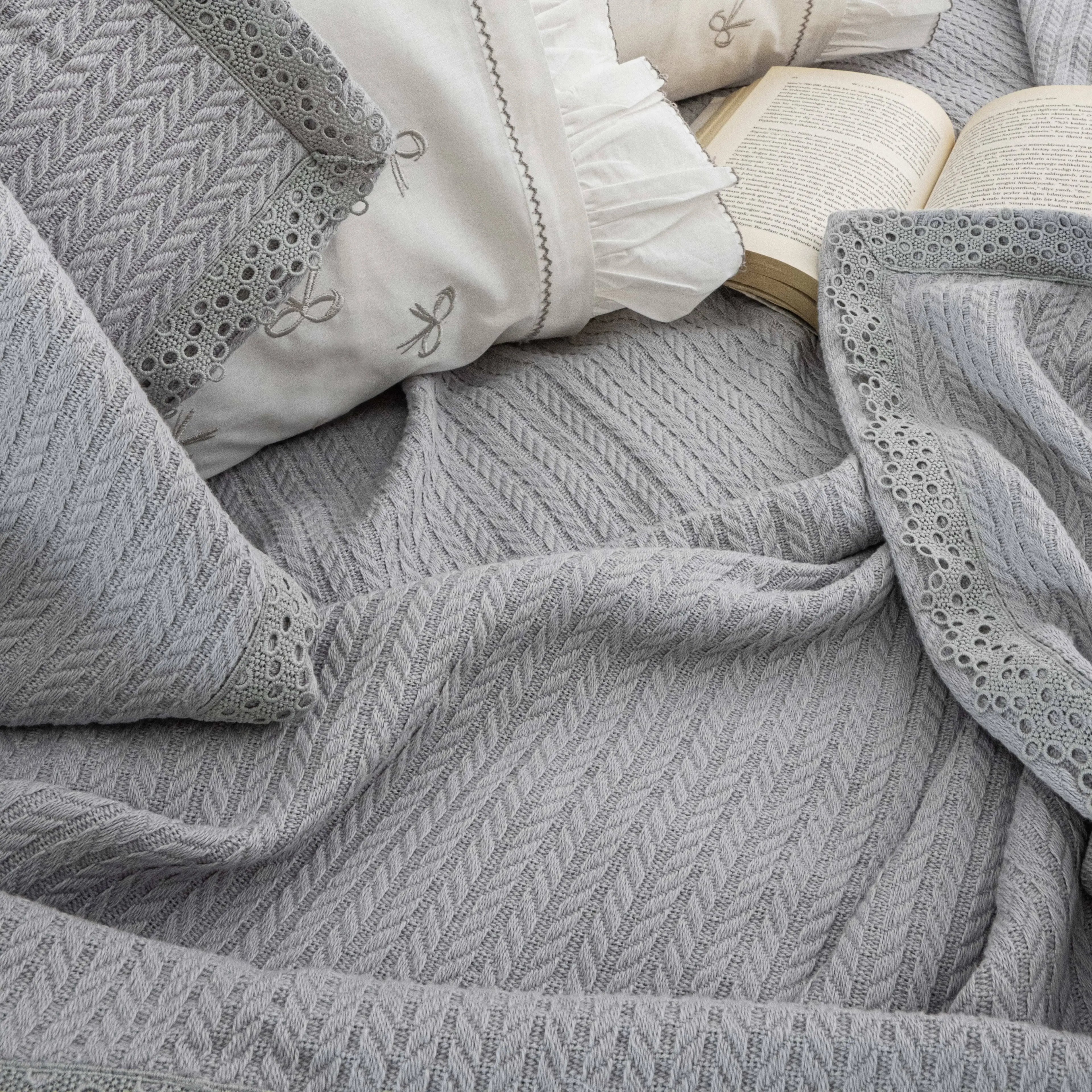 Nancy 4 Parça Pike Takımı / Gri