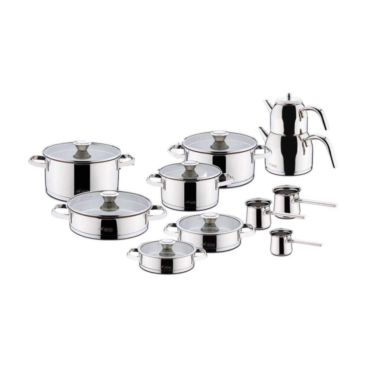 Aryıldız Lilyum Prestige Cam Kapak 20 Parça İdeal Set