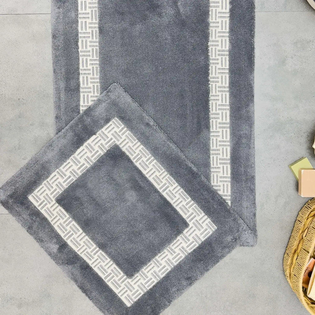 Darkes Paspas Takımı 2 Parça - Koyu Gri