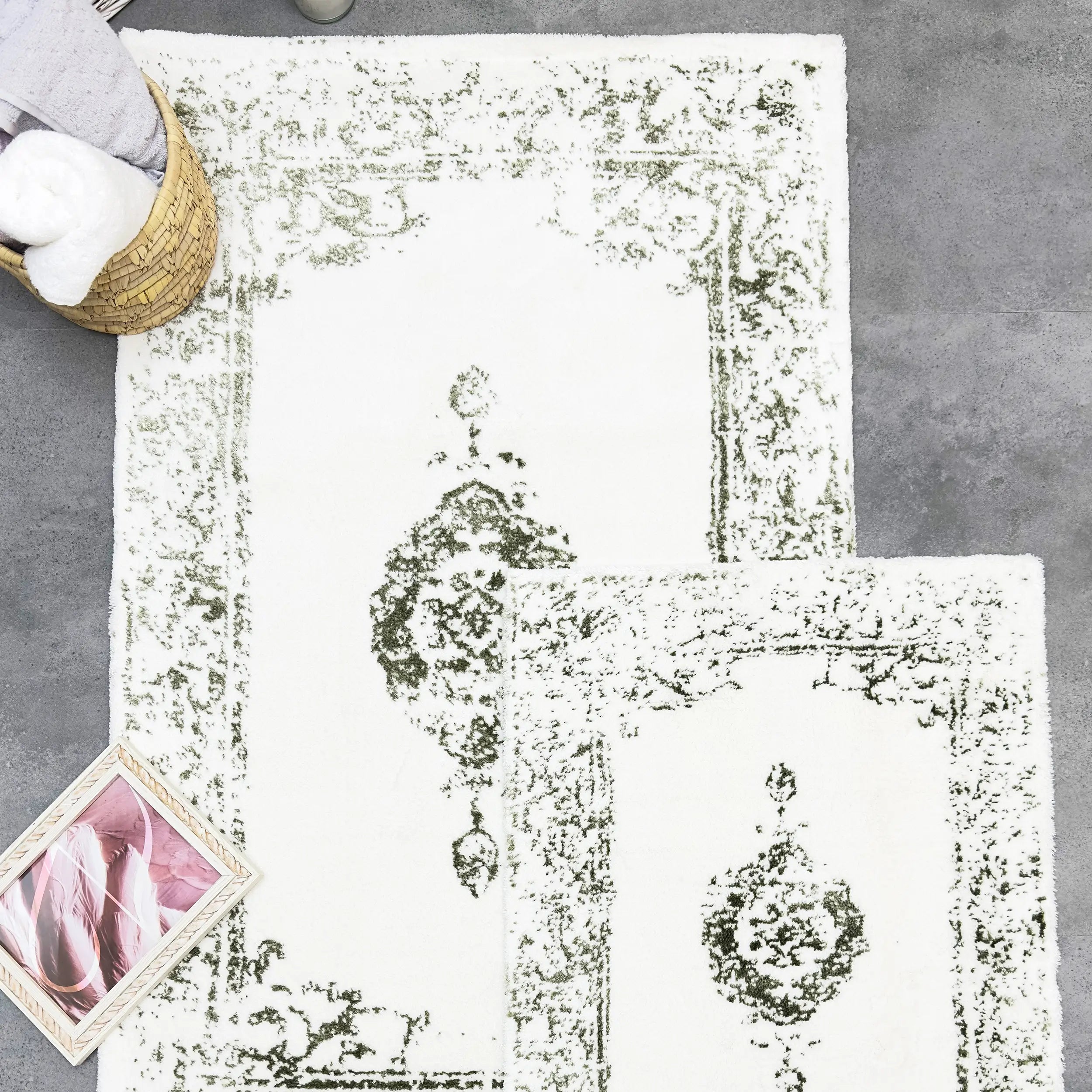 Karsten 2'li Paspas / Ekru Yeşil