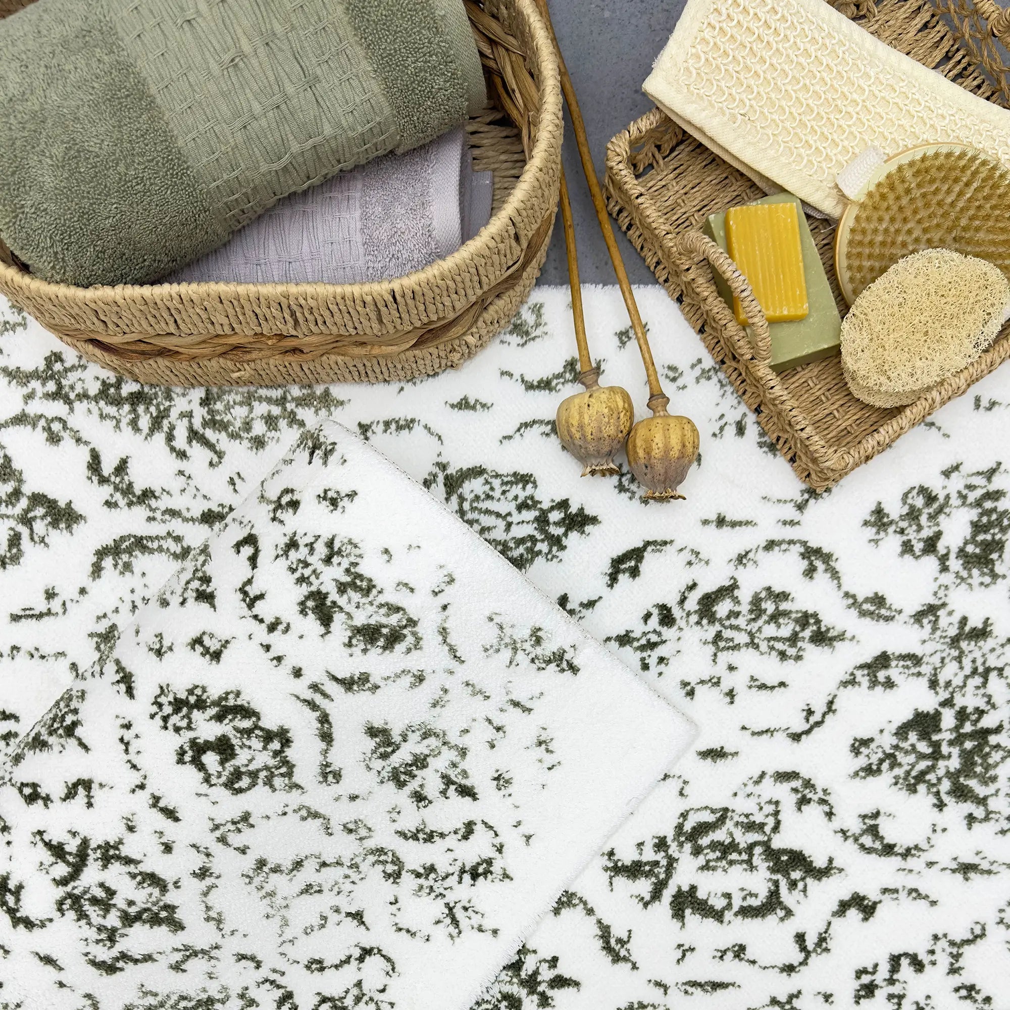 Kerry 2'li Paspas / Ekru Yeşil