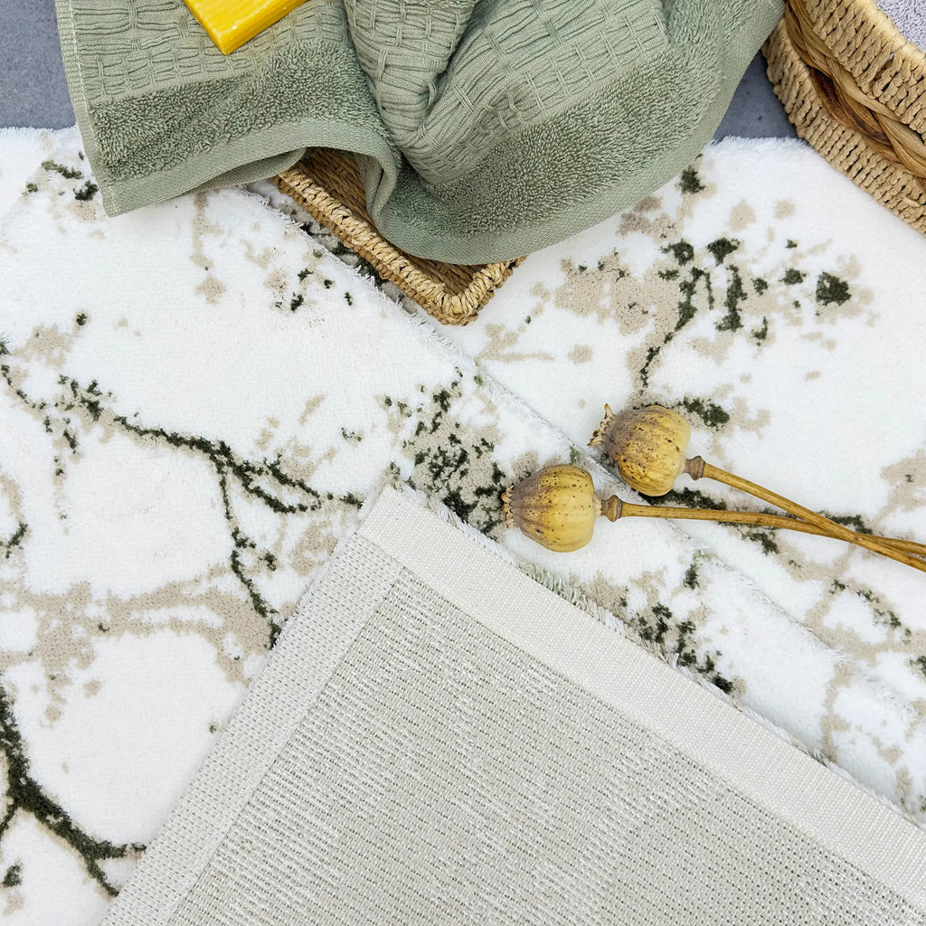 Lucie 2'li Pamuk Paspas / Ekru Bej Yeşil