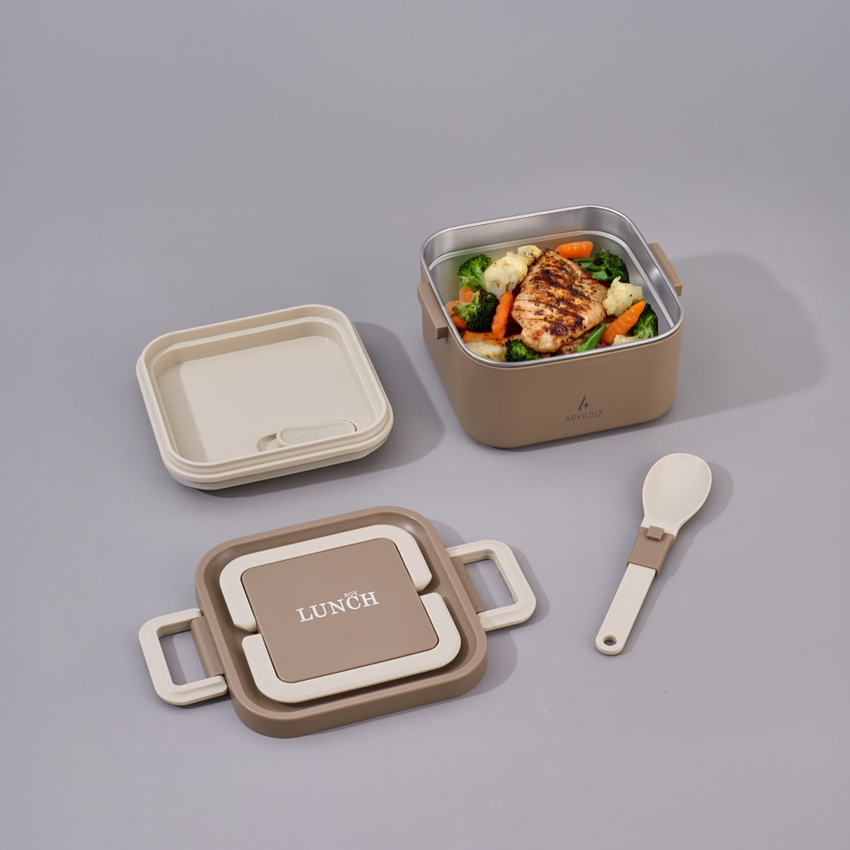 Aryıldız Bento Lunch Box Kare 700 ml