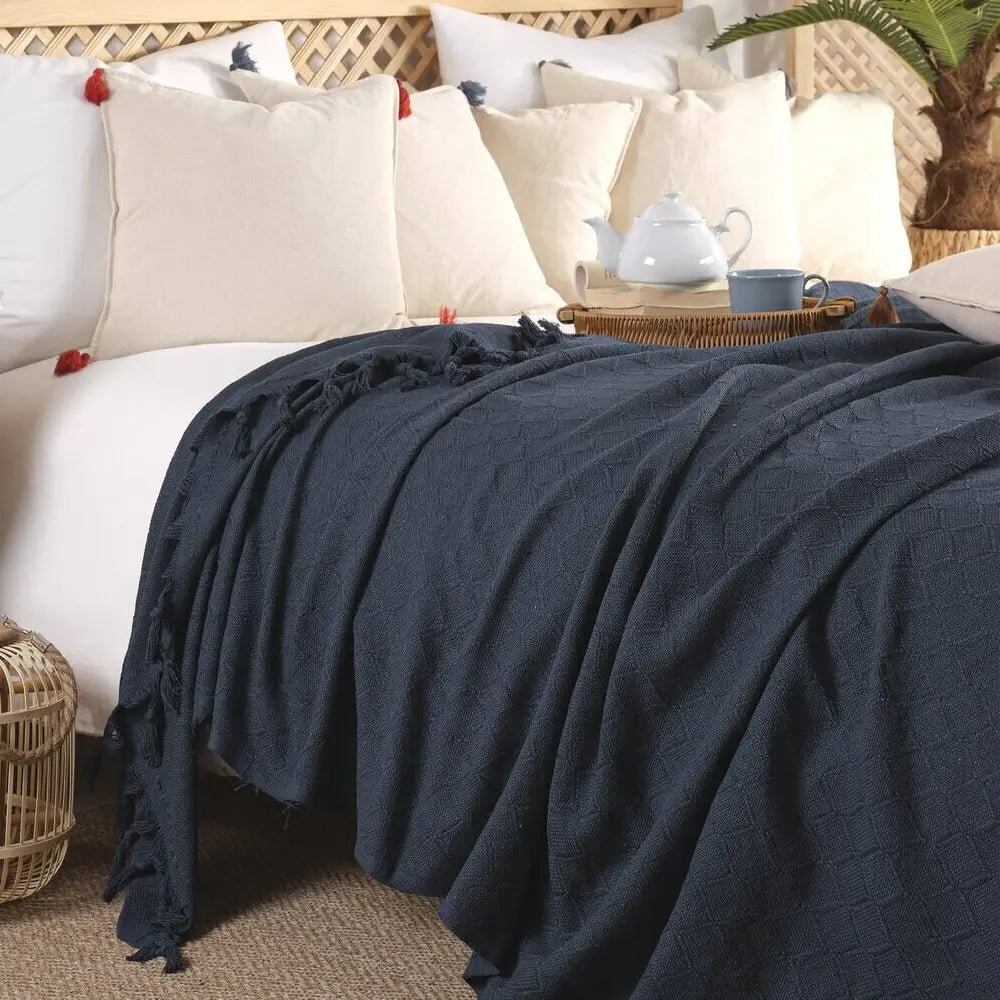 Noble Koltuk Örtüsü 200x230cm - Lacivert